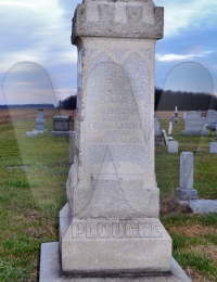 Isaac Ploughe Grave Marker